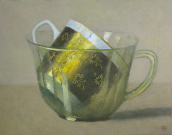 Gold Cup in Glass Cup
